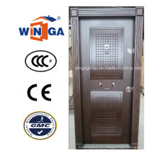 Turkey Structure Popular Sell MDF Steel Wood Armored Door (W-T17)